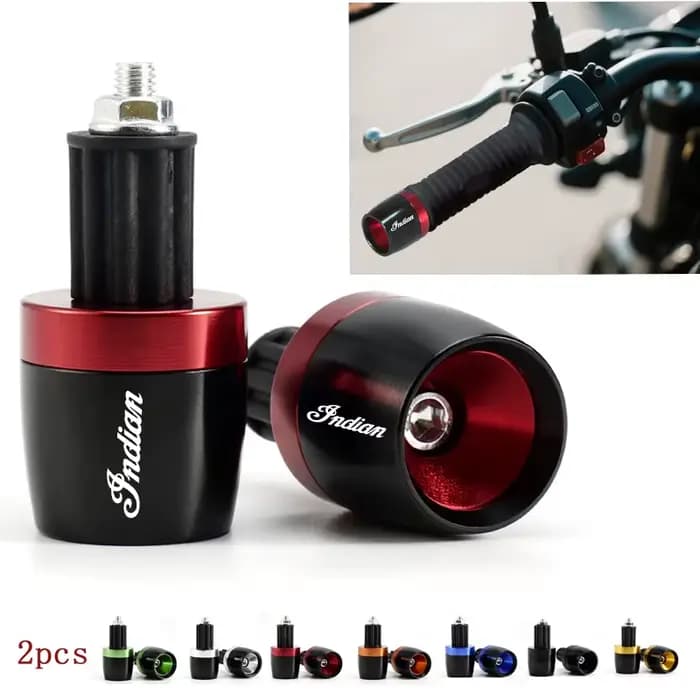 Pour indien FTR 1200 S FTR1200 carbone/clé de rallye accessoires VINTAGE poignées de guidon de moto extrémités capuchon de barre de poignée bouchon d'extrémité