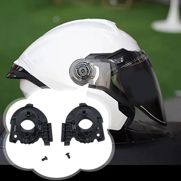 Base de visière de casque en plastique robuste