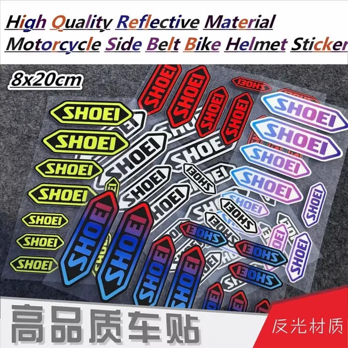 Autocollants décoratifs pour casque de moto