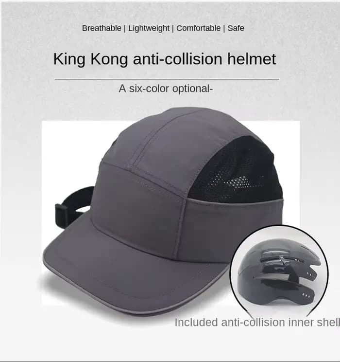 Casquette de Baseball Safe contre les chocs, Style de Protection, Anti-collision, casque, Protection de la tête, sécurité du travail, réparation