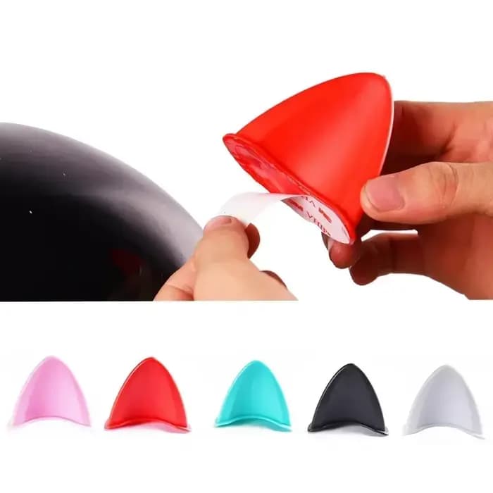 Casque de Moto Électrique avec Oreilles de Chat Mignon