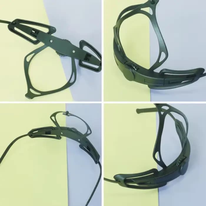Système de rétention de sangle réglable pour casque
