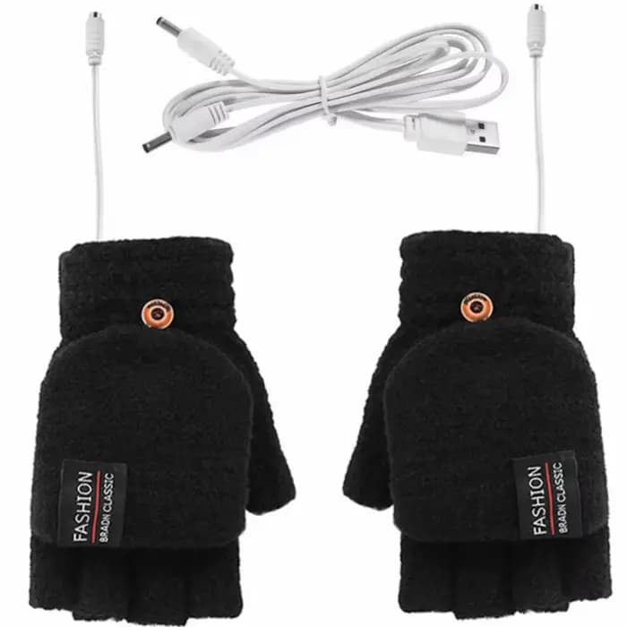 Gants chauffants USB, contrôle Rechargeable