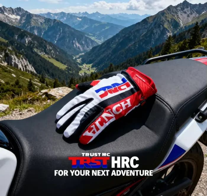 Moto HRC HONDA gants en maille d'air Dirt Bike équitation