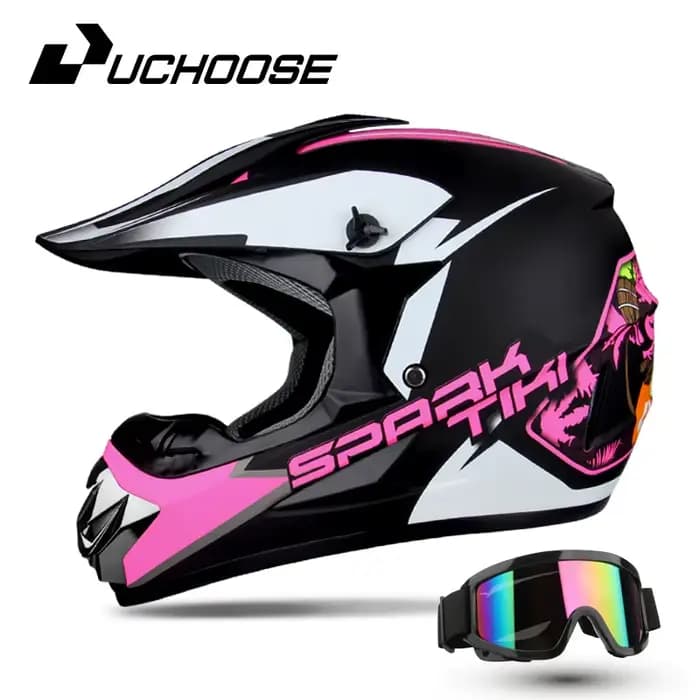 Casque moto intégral pour VTT tout-terrain classique