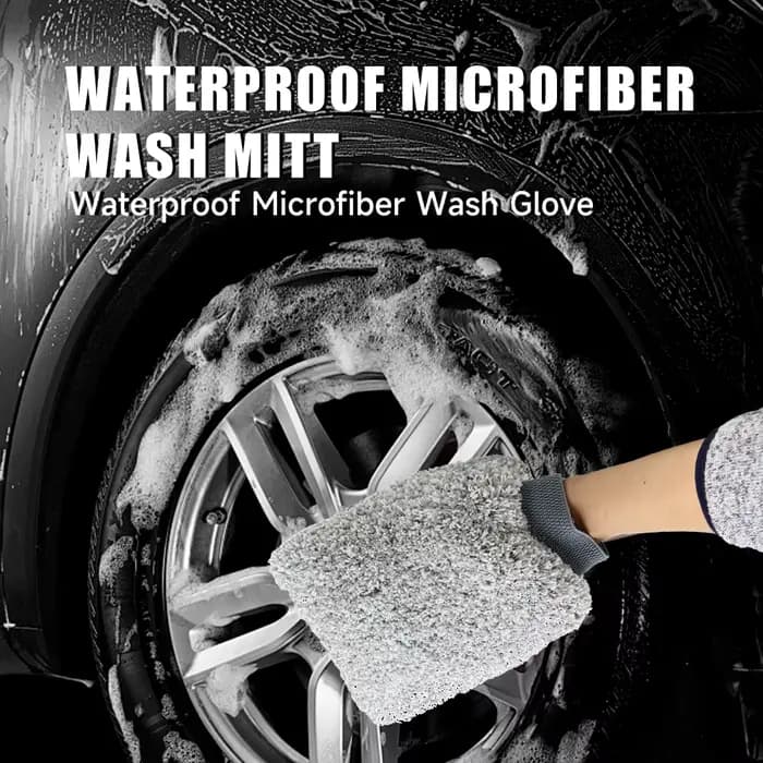 Gants de lavage de voiture imperméables
