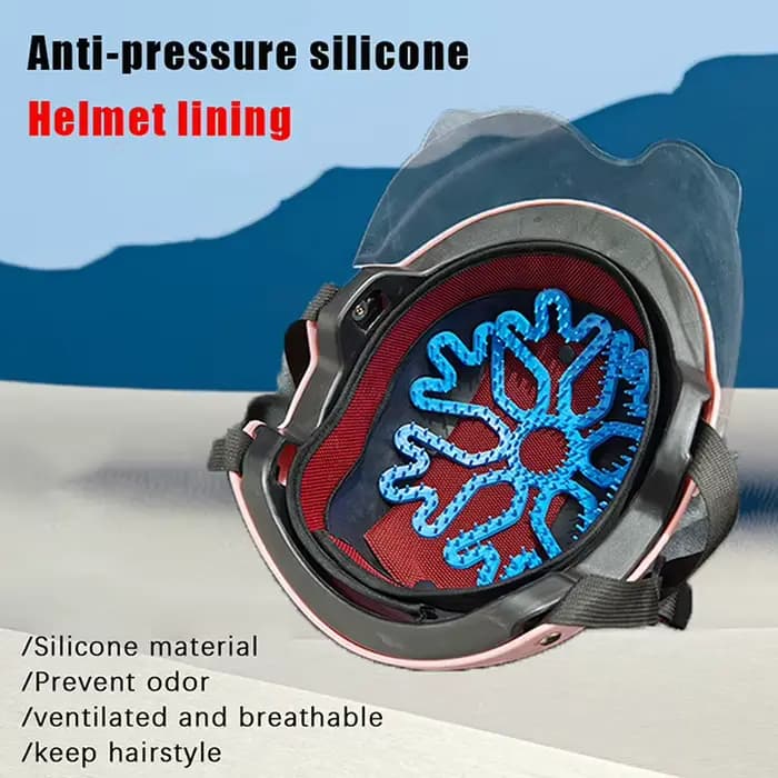 Doublure de casque en silicone