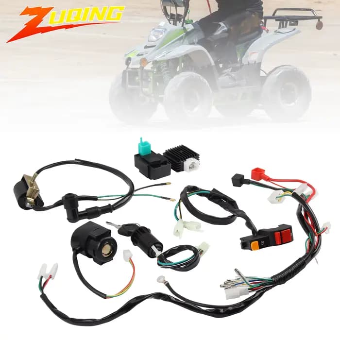 Kit complet de câblage électrique pour moto ATV Quad