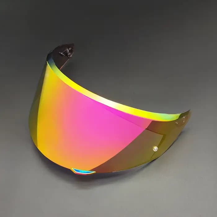 Visière de casque pour AGV, nouveau modèle K3 DOT E2206, lentille de casques de moto, Protection UV, anti-rayures, lunettes noires Iridrum argentées