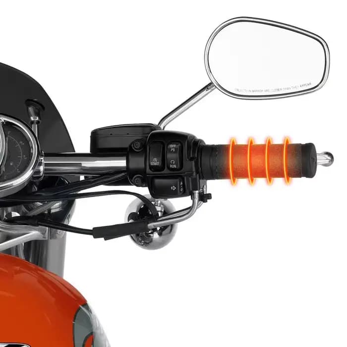 Poignées chauffantes pour moto 12V USB 3 vitesses