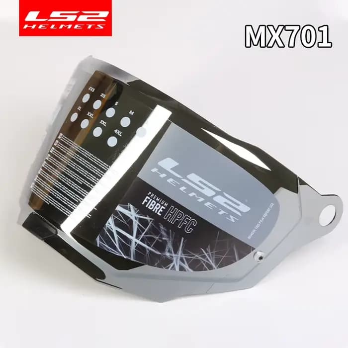 Visière de casque d'origine LS2 MX701 pour casques de moto tout-terrain LS2 EXPLORER