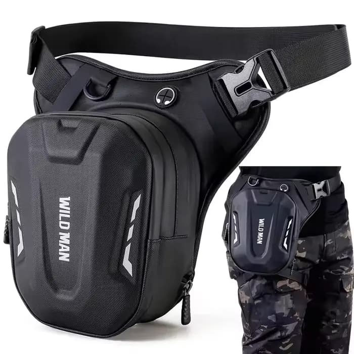 Sac latéral de jambe de moto étanche