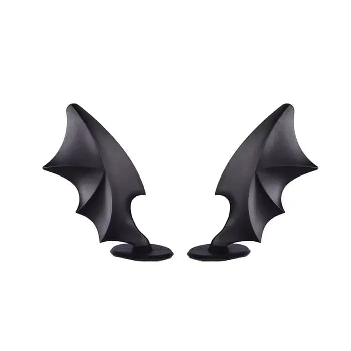 1/2/6 pièces casque court diable cornes décoration autocollants moto vélo