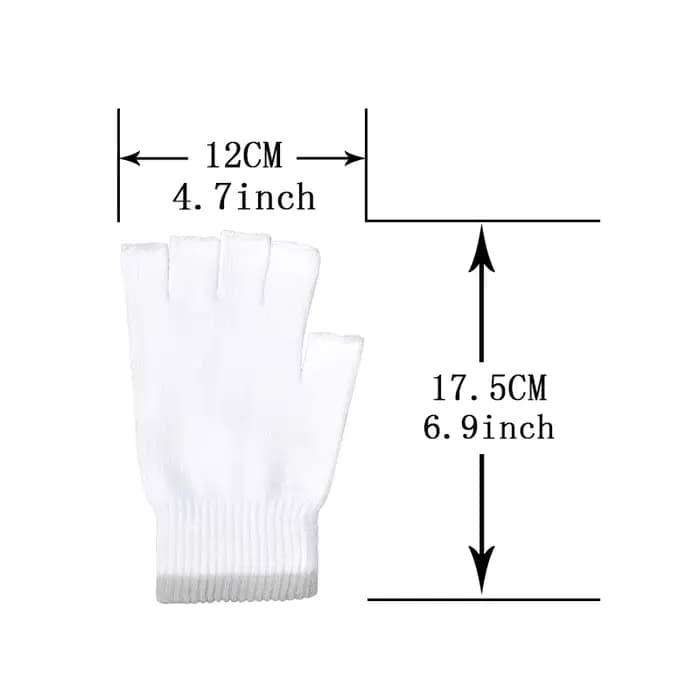 Gants sans doigts imprimés en 3d personnalisés, cadeau de noël, gants tricotés de loisirs, ski et cyclisme, gants de sport chauds et antidérapants, DIY