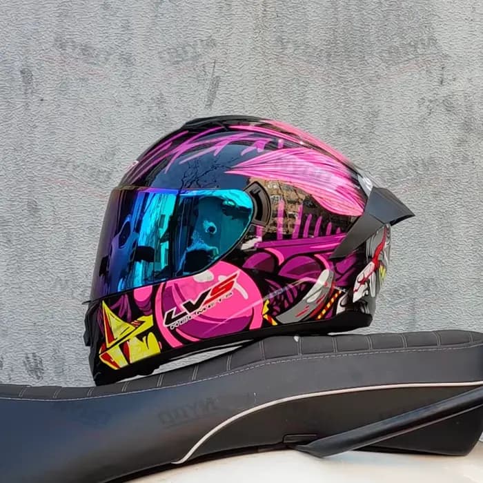 Casque de moto intégral LVS-701 pour la course