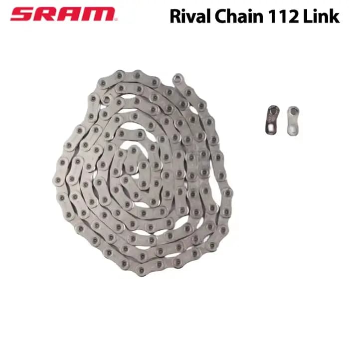 Chaîne Sram Rival 12s 112 maillons argentée