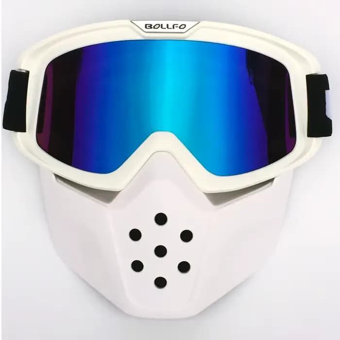 Nouveau chaud Vintage moto requin casque lunettes Motocross