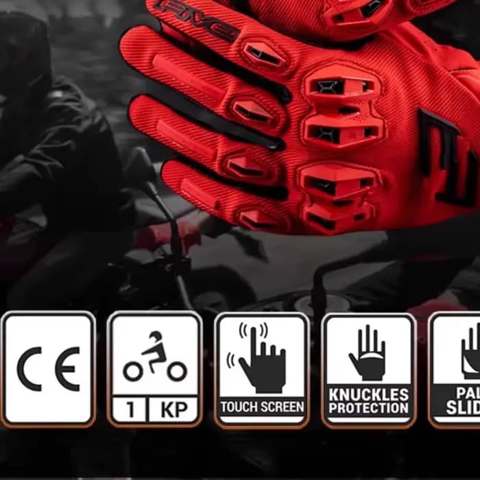 Original FIVE STUNT EVO2 gants De Moto été respirant EU CE Guantes