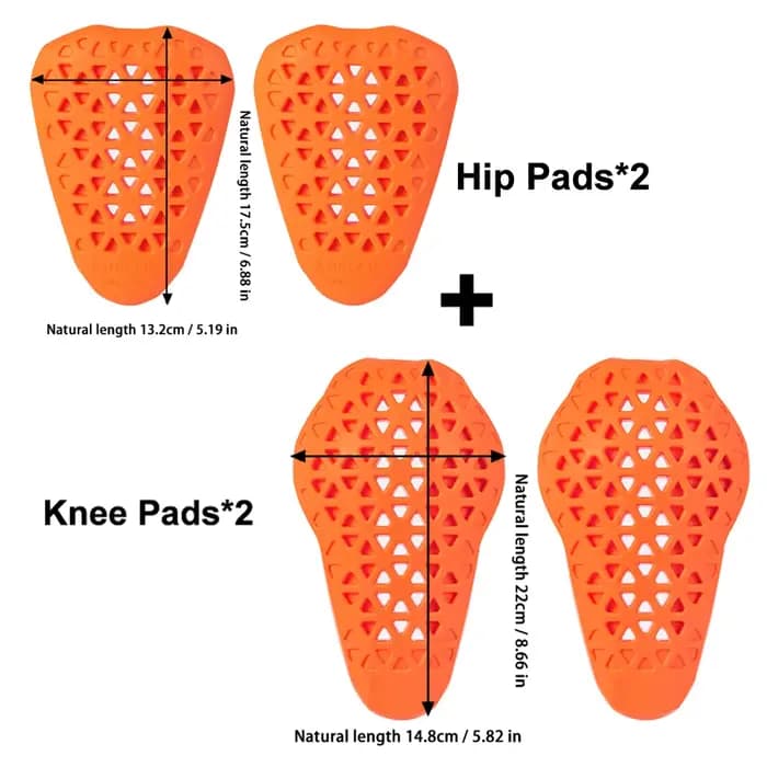 Pantalon de moto avec coussinet de Protection des hanches et des genoux intégrés