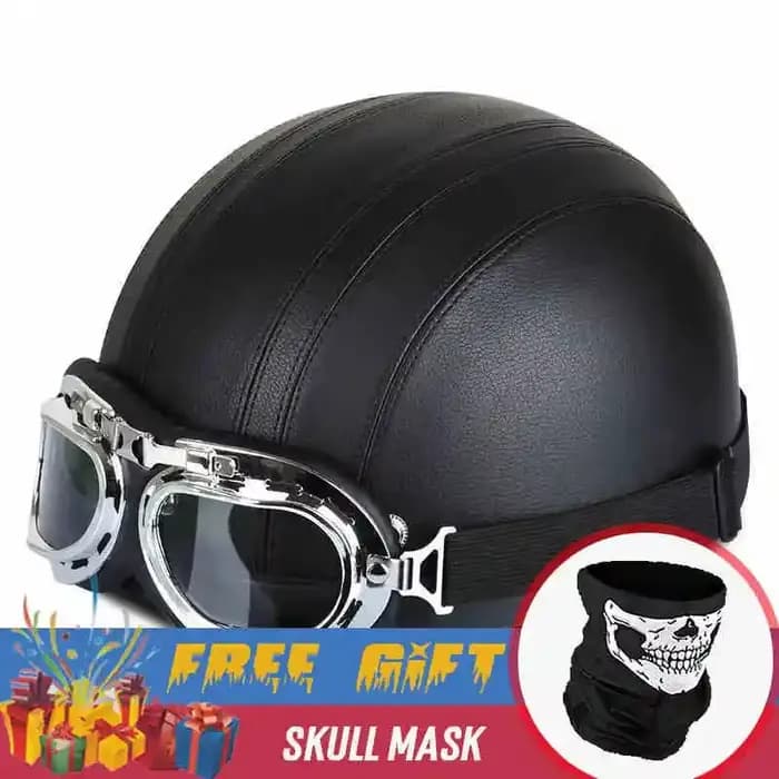 Casque de Moto en cuir