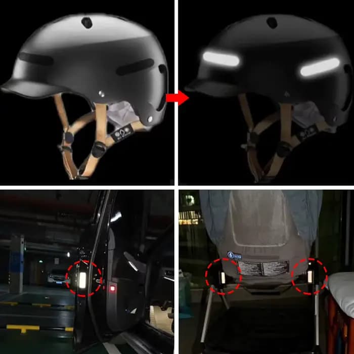 Autocollants réfléchissants pour moto