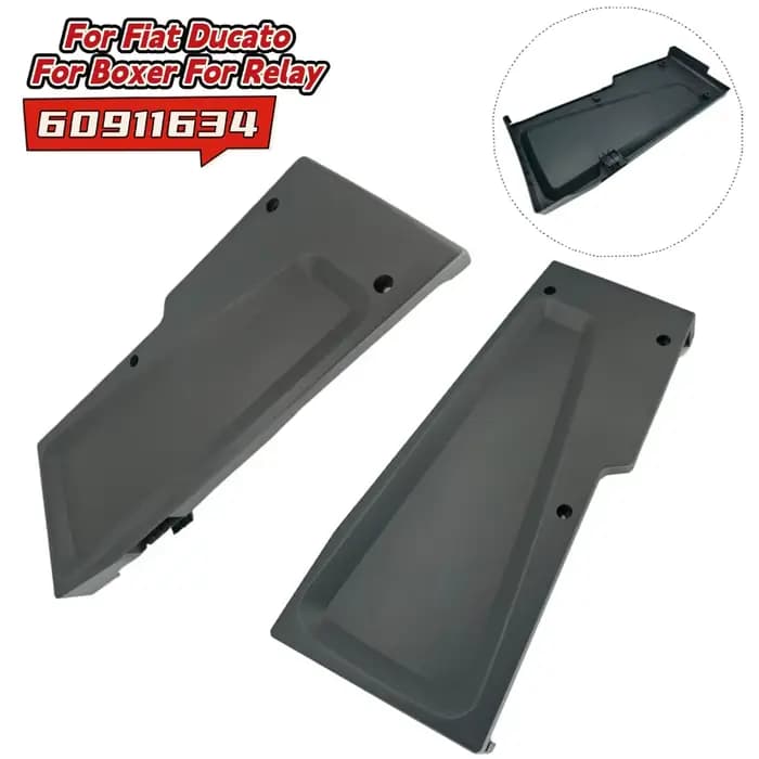 Panneau droit de siège droit/gauche de voiture pour Fiat Ducato pour Boxer pour relais 2006 à partir de 60911633 ABS noir, accessoires d'intérieur de voiture
