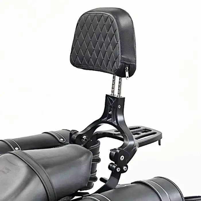 Dossier pliable et porte-bagages arrière pour motos ZONTES 125C - Accessoires