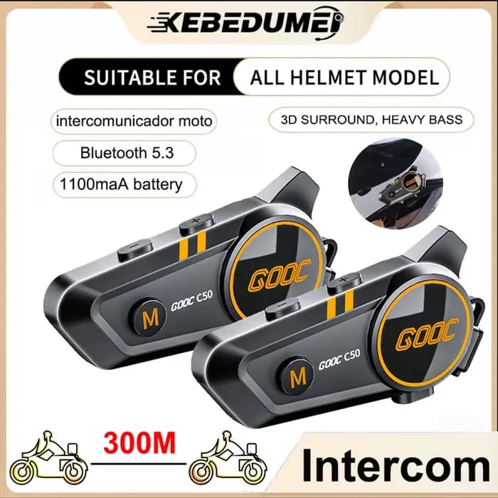 Interphone pour casque de moto