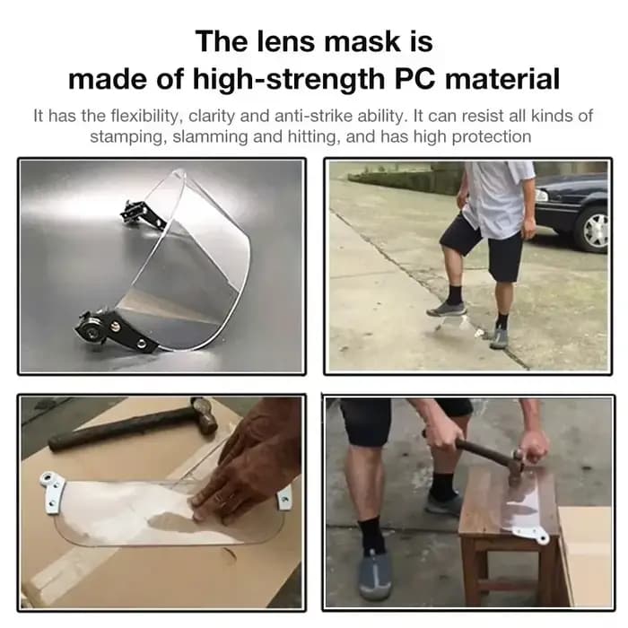Lunettes tactiques pour casque avec cornes détachables