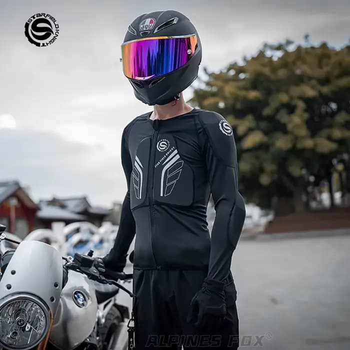 Veste d'armure douce pour moto d'été