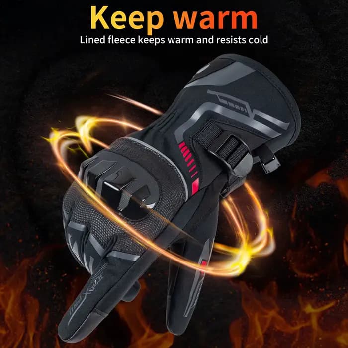 Gants de moto d'hiver pour hommes et femmes