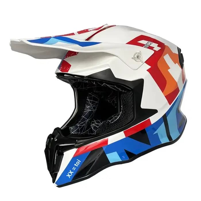 Casque de Moto avec bouclier solaire Atv DOT Road Cross