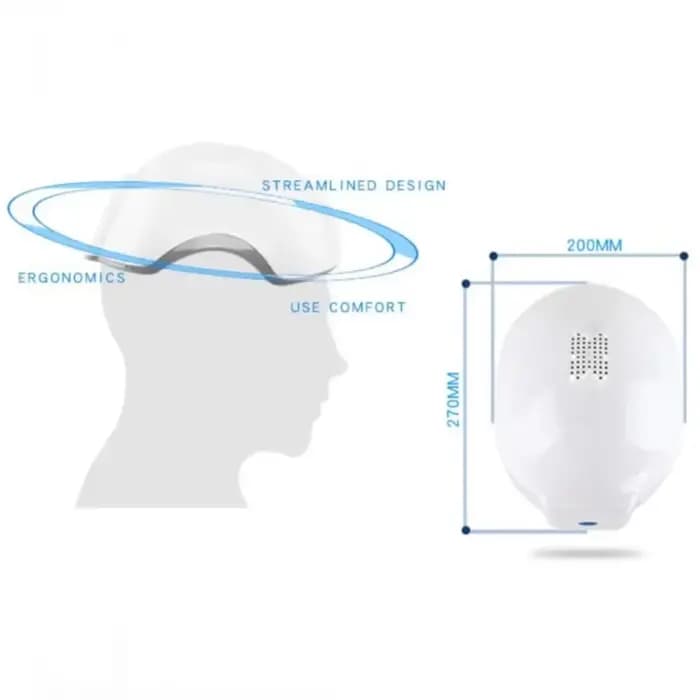 Casque de thérapie capillaire à lumière rouge LLLT 272 diodes, chapeau laser pour la repousse des cheveux, traitement de la perte de cheveux, peigne électrique pour le soin de la tête