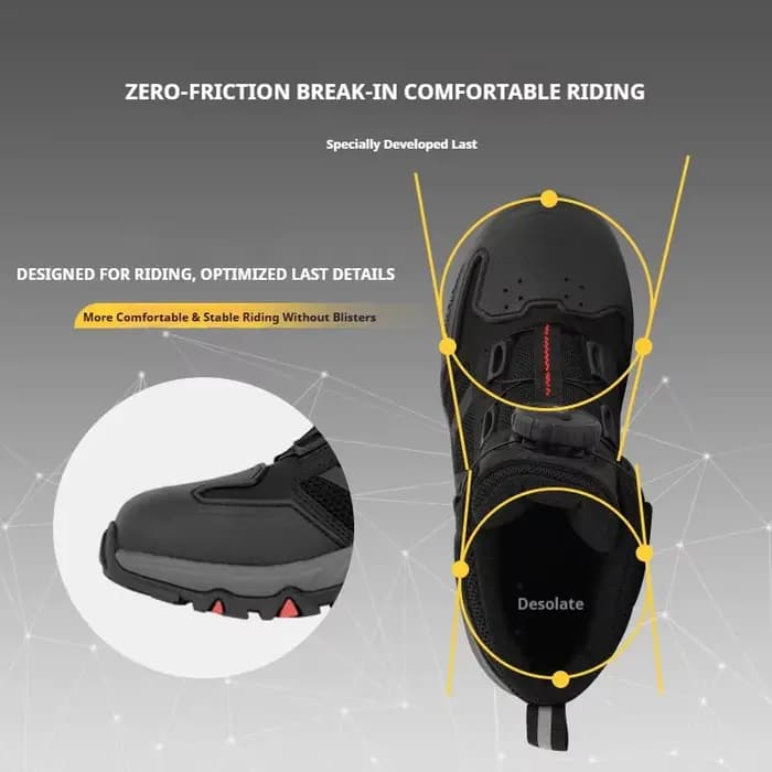 FEHER – bottes de moto en cuir de vache respirant pour l'été