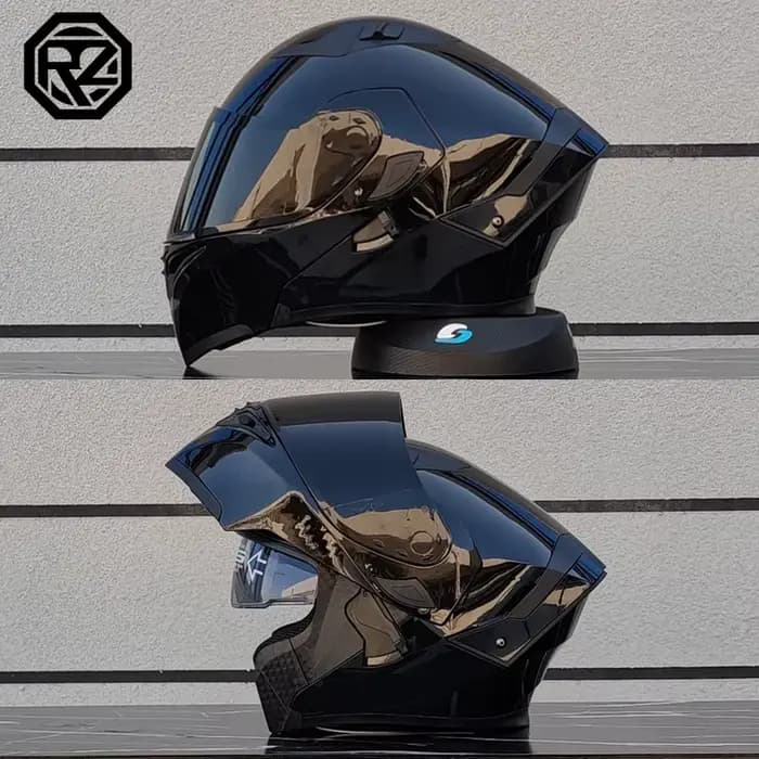 ORZ haute qualité casque rabat modulaire Double lentille