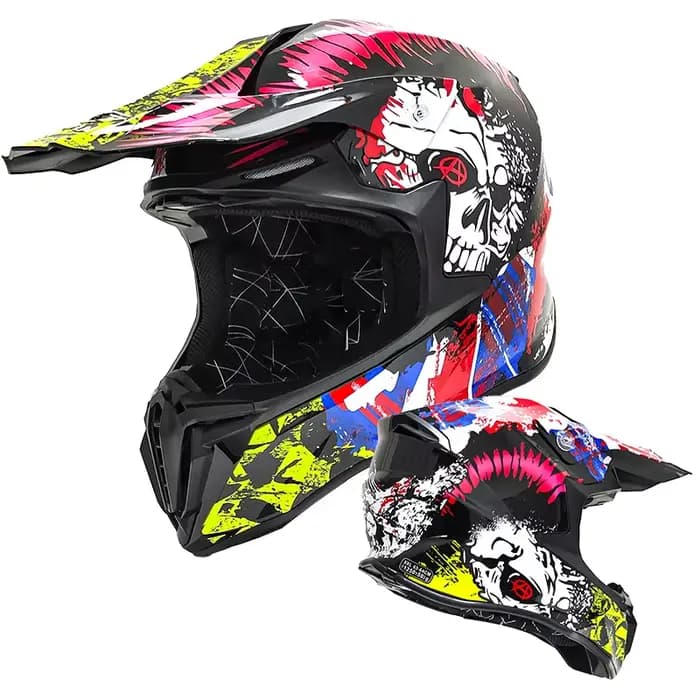 Casque De Motocross intégral hors route casques transversales ATV