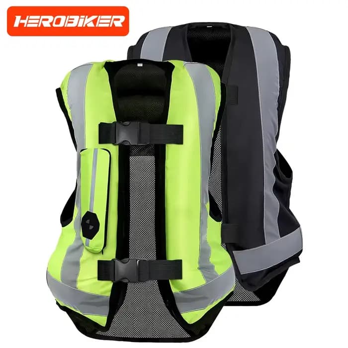 Airbag de moto Protection Anti-chute réfléchissant tout-terrain veste d'airbag