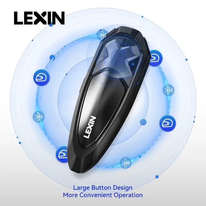 Lexin GTX interphone Bluetooth pour casque de moto