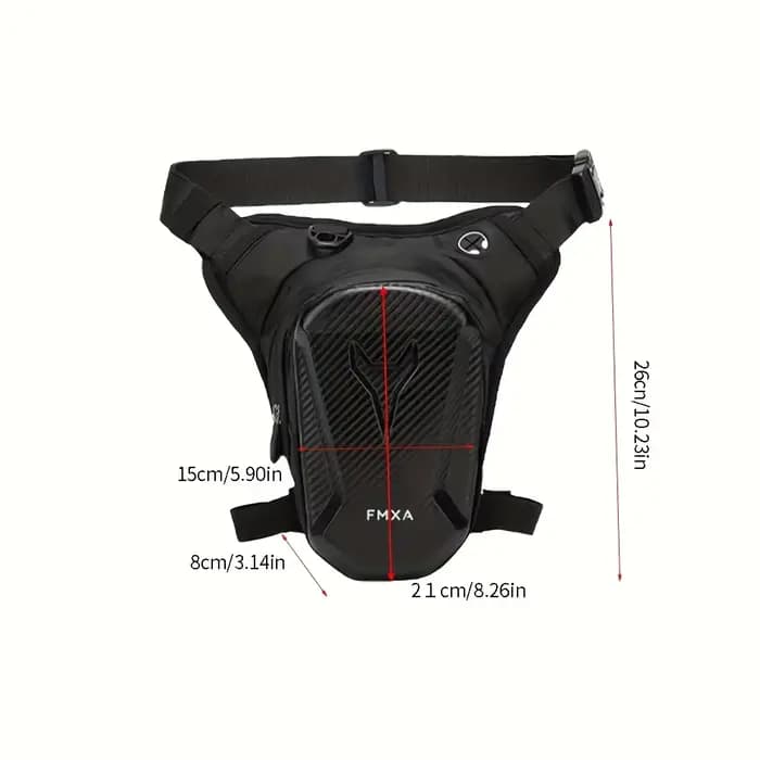Sac de jambe de moto, adapté à la conduite