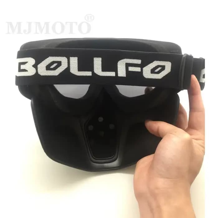 Lunettes de Motocross anti-poussière Ski Sports de plein air Moto masque modulaire détachable