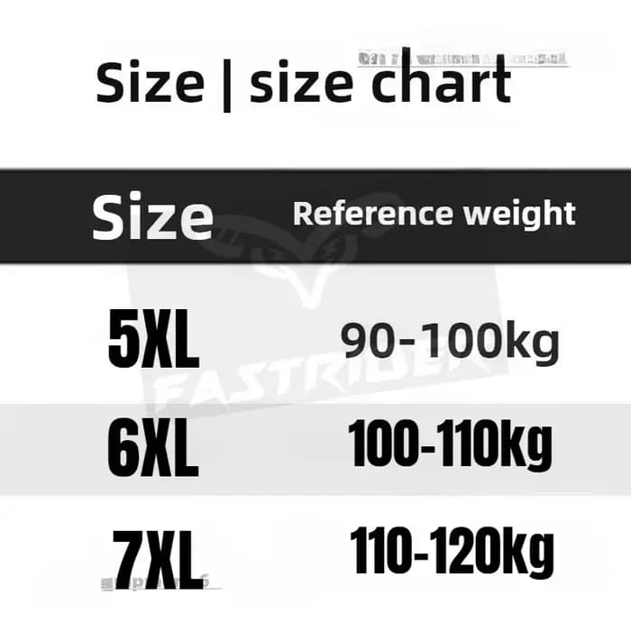 Imperméable de moto grande taille 6XL 7XL 8XL