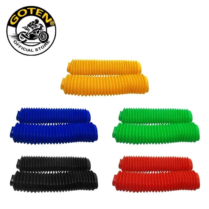 Goten-Guêtres de protection en caoutchouc pour fourche avant de moto