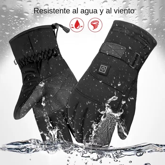 Gants thermiques de moto imperméables et rechargeables