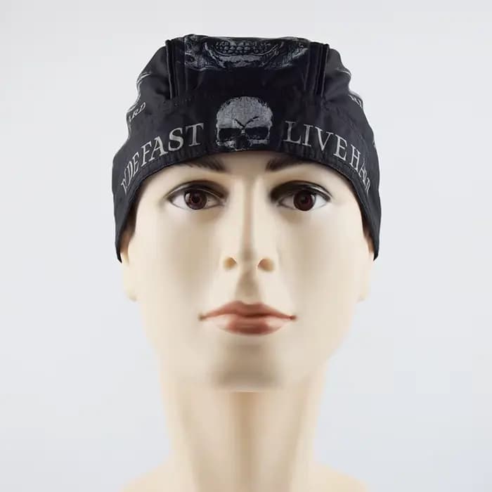 Cagoule de casque de moto rétro d'été