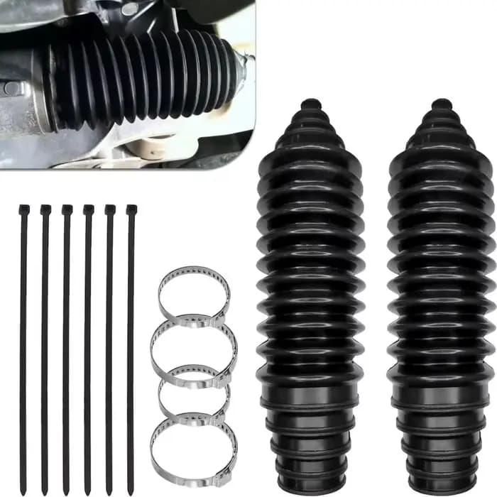 2 pièces NOUVEAU Kit de soufflets de direction universels étanches et anti-poussière pour arbre de transmission et