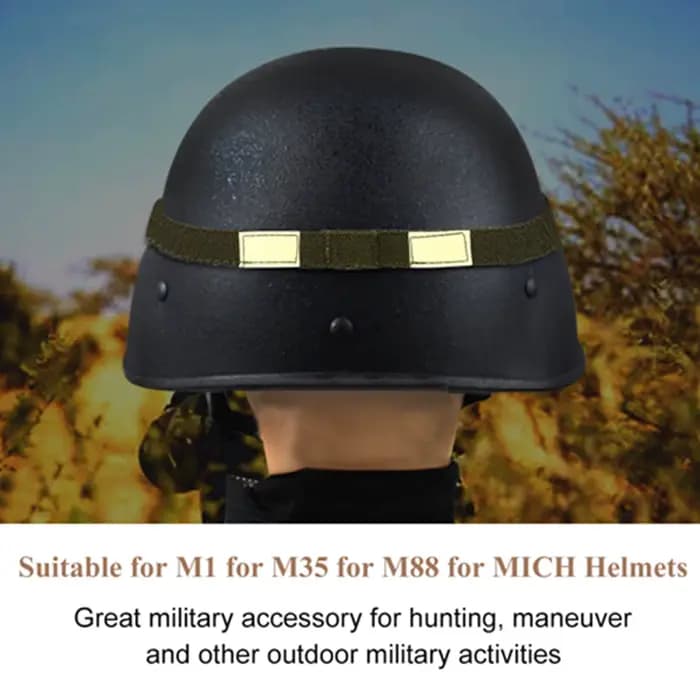 Bandes réfléchissantes pour casque militaire