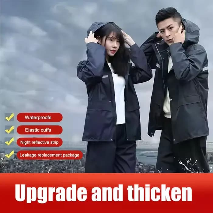 1 ensemble manteau à capuche et pantalon combinaison de pluie pour femmes hommes équipement