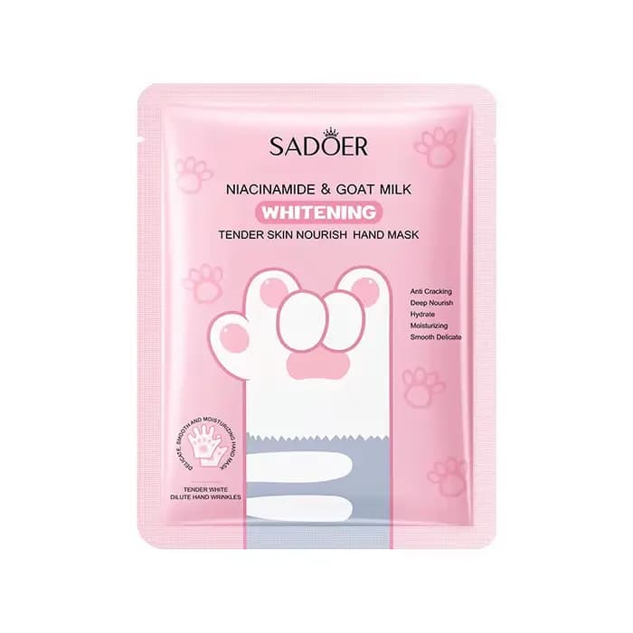 Masque pour les mains nourrissant au lait de chèvre, 5 paires, hydratant, raffermissant, éclaircissant, gants pour les mains, produits de soins pour la peau
