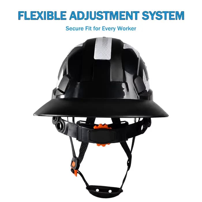 Casque de sécurité ANSI à visière intégrale avec lunettes de protection