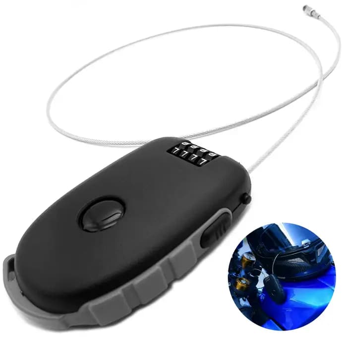 Serrure de casque de moto